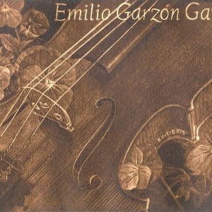 Exlibris Emilio Garzón Garcés, 2014. “Viola entre violetas”. C7